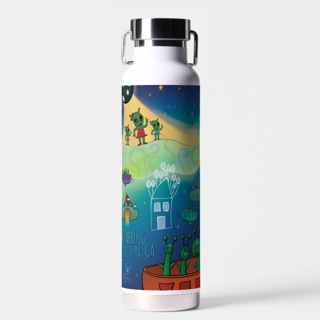Water Bottle - Alien Concert (Front)