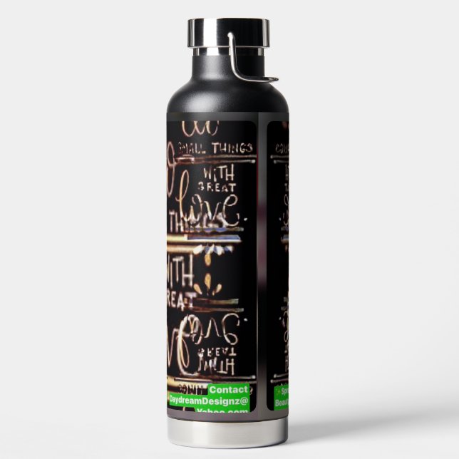 Water Bottle - Beautiful Art (Left)