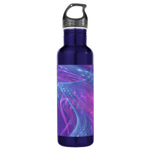 Water Bottle Blue Magenta Asymmetric Fractal