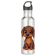 Water Bottle - Dachshund