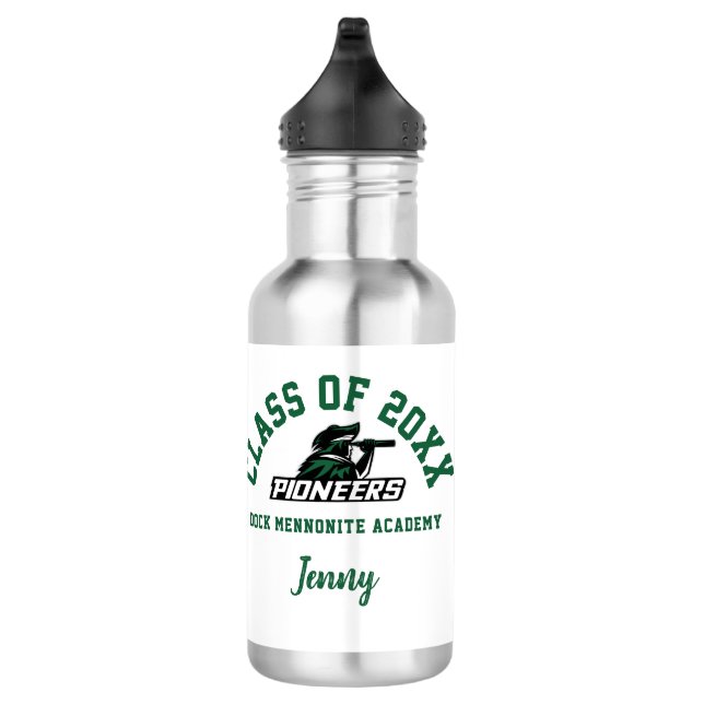 Water Bottle Dock Mennonite Academy Logo Custom (Right)