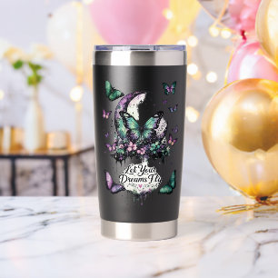 Water Bottle Fairycore Floral Insulated Bottle Tumbler