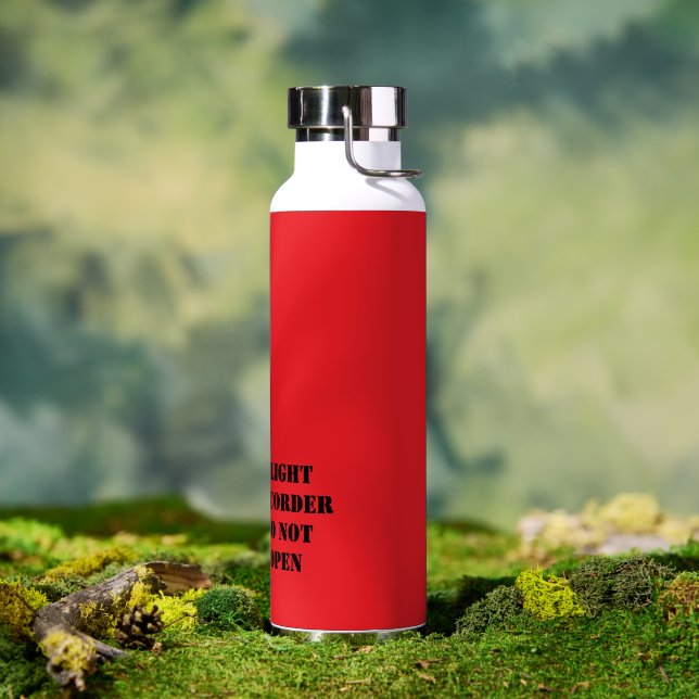 Water Bottle – "Flight Recorder Do Not Open"  (Outdoor)