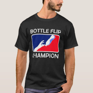 Water Bottle Flipping Champion Funny Flipping Bott T-Shirt