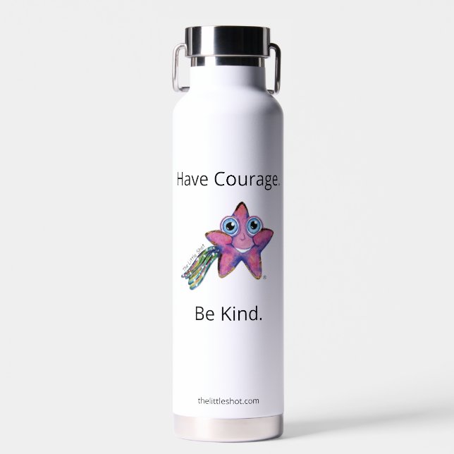 Water Bottle - Insulated, Have Courage. Be Kind. (Front)