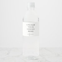 Water Bottle Label