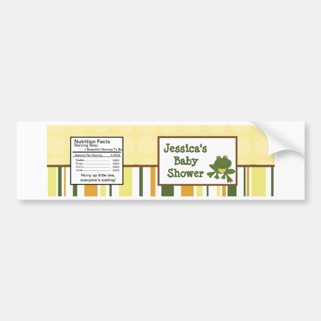 Water Bottle Label Jungle Babies (Front)