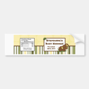 Water Bottle Label Jungle Babies
