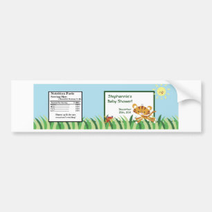 Water Bottle Label Rain-forest Jungle Animal