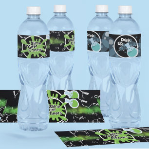 Water Bottle Labels Mad Scientist Slime Making