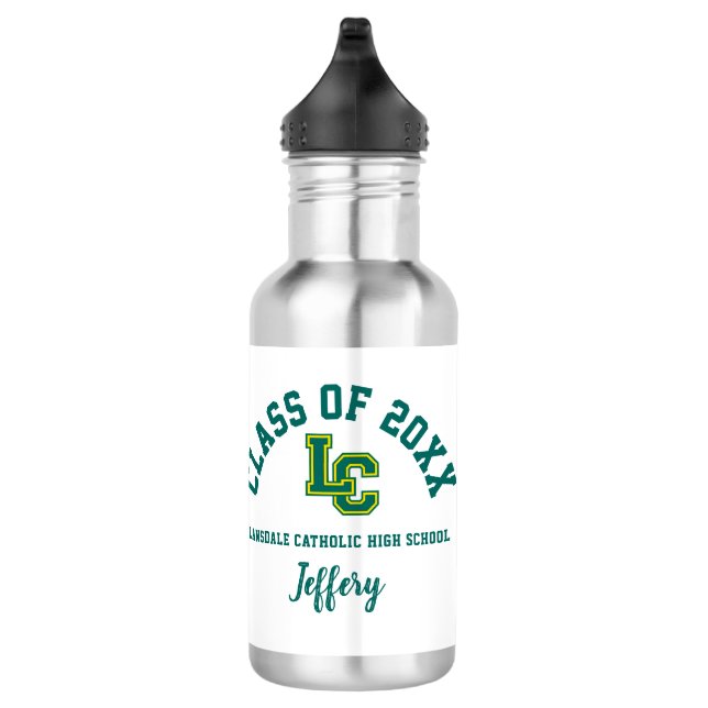 Water Bottle Lansdale Catholic High School Logo (Right)