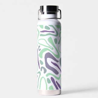 Water Bottle: Modern Design (Mint) Water Bottle