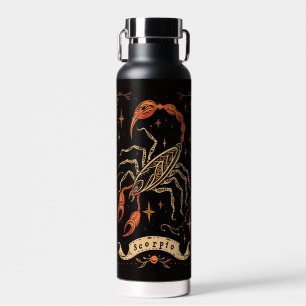 Water Bottle Scorpio Celestial Zodiac Art