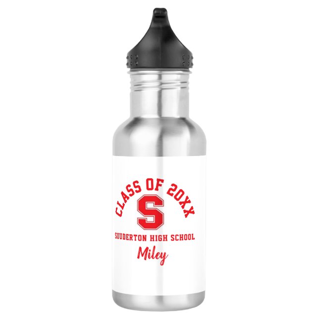 Water Bottle Souderton High School Logo Custom (Right)