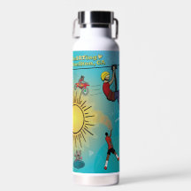 Water Bottle - Sporty Sky