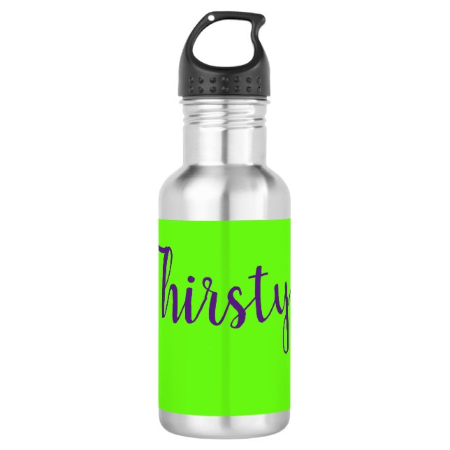 Water Bottle thirsty (Front)