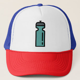 water-bottle trucker hat