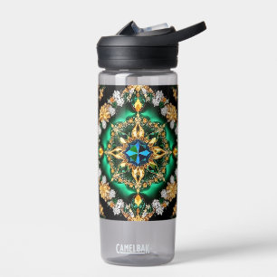 Water bottle with Brazilian Colours Design