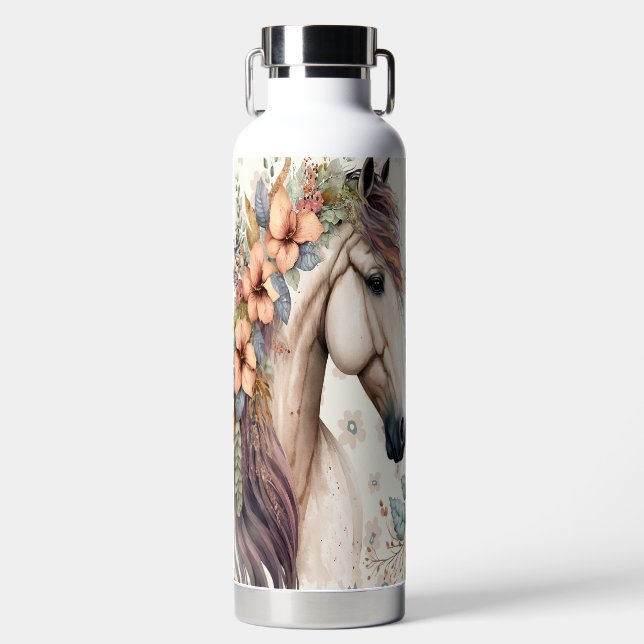 Water Bottle with Designer Horse (Front)