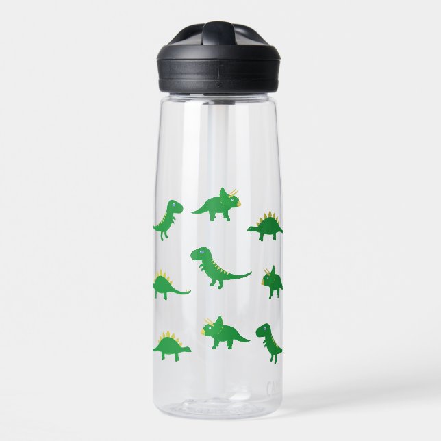 Water bottle with dinosaurs (Front)