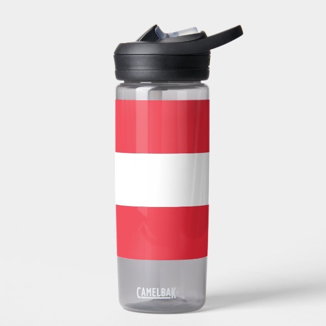 Water bottle with flag of Austria (Left)