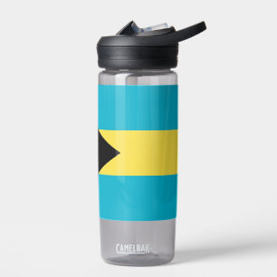 Water bottle with flag of Bahamas