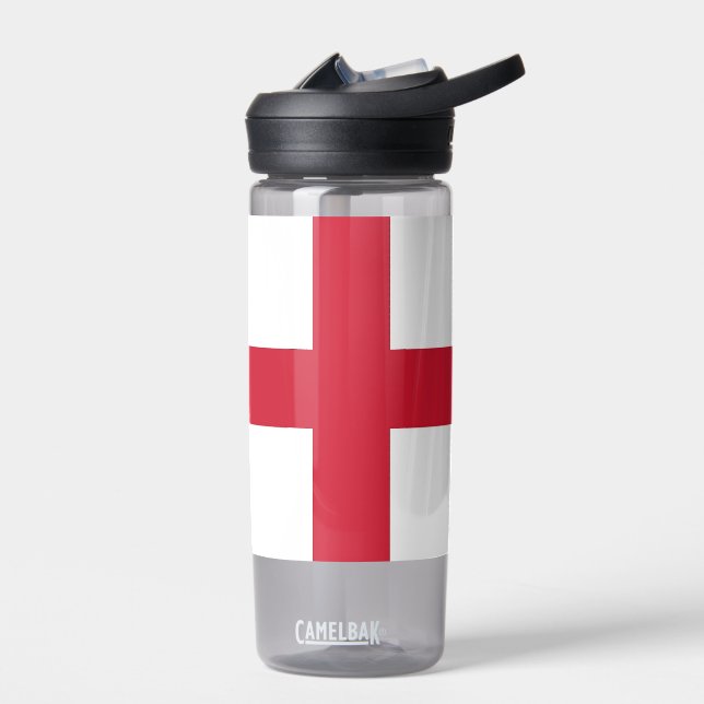 Water bottle with flag of England, United Kingdom (Left)