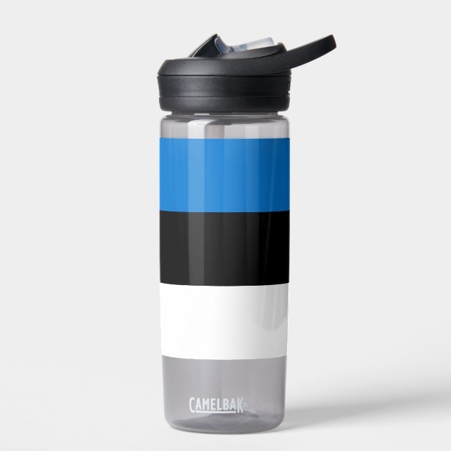 Water bottle with flag of Estonia (Left)