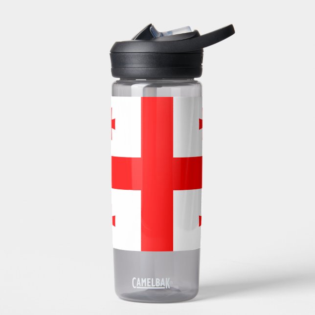 Water bottle with flag of Georgia (Left)