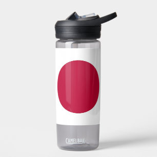 Water bottle with flag of Japan
