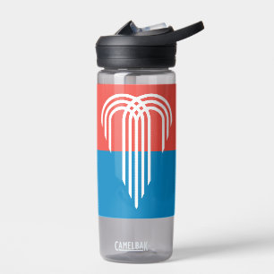 Water bottle with flag of Kansas City, Missouri
