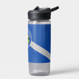 Water bottle with flag of Las Vegas, U.S.