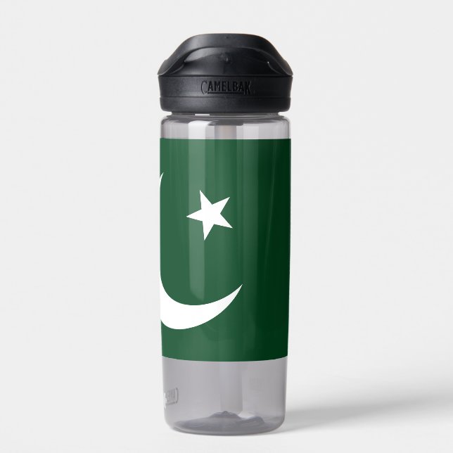 Water bottle with flag of Pakistan (Back)