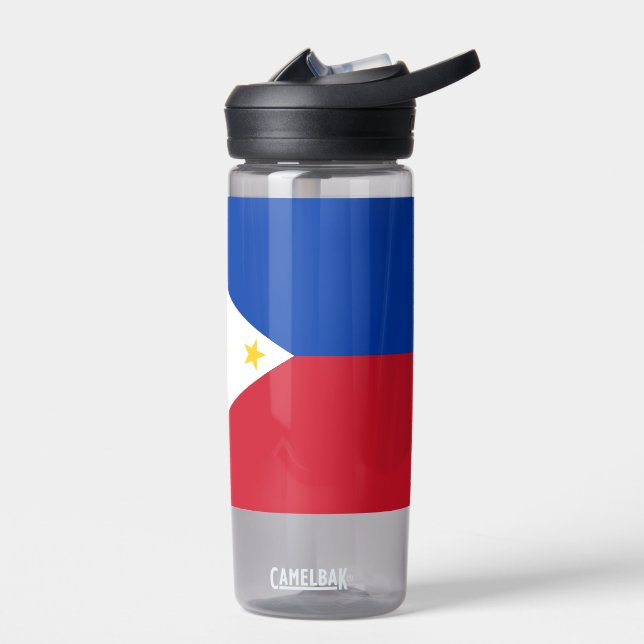 Water bottle with flag of Philippines (Left)