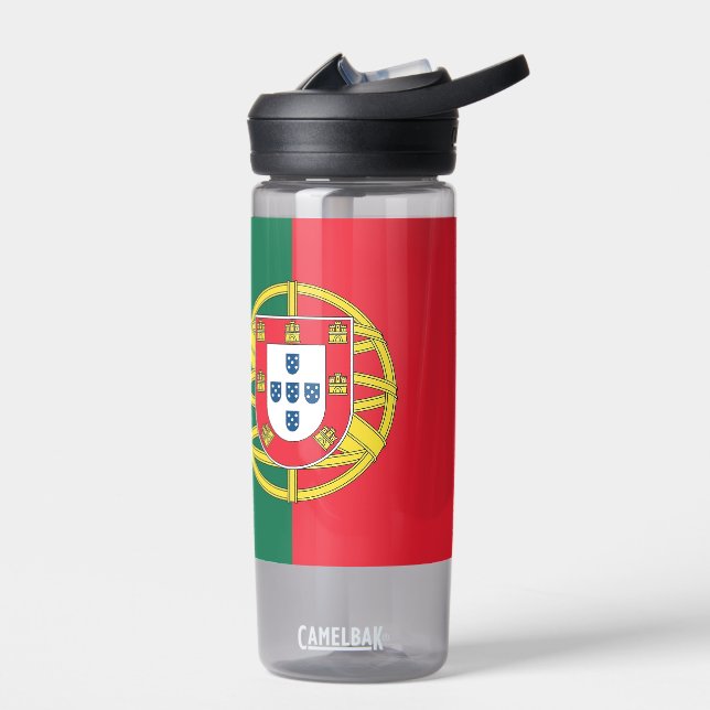 Water bottle with flag of Portugal (Left)