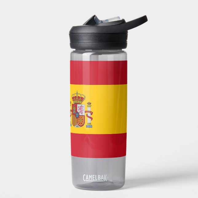 Water bottle with flag of Spain (Left)