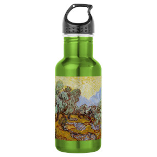 Water Bottle with Van Gogh's Olive Trees