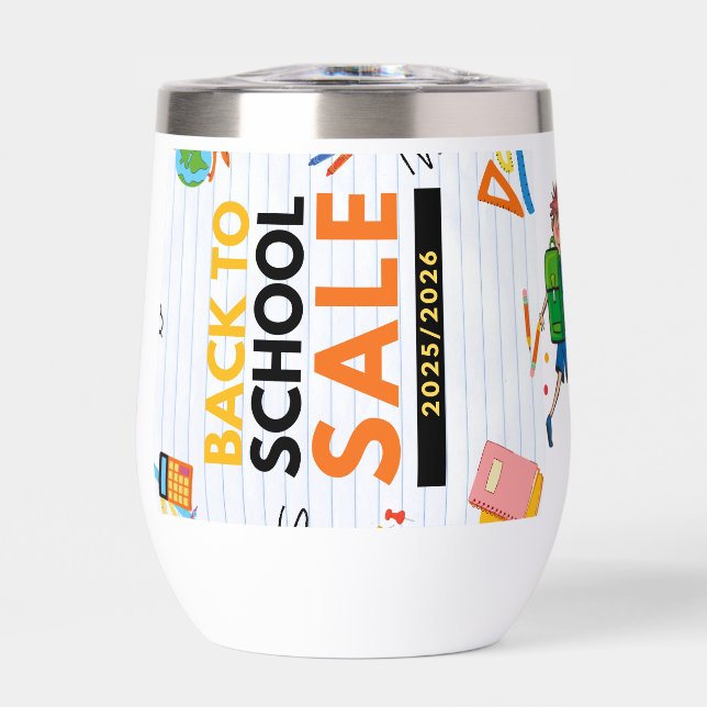  Water Bottlebback to #School  (Front)