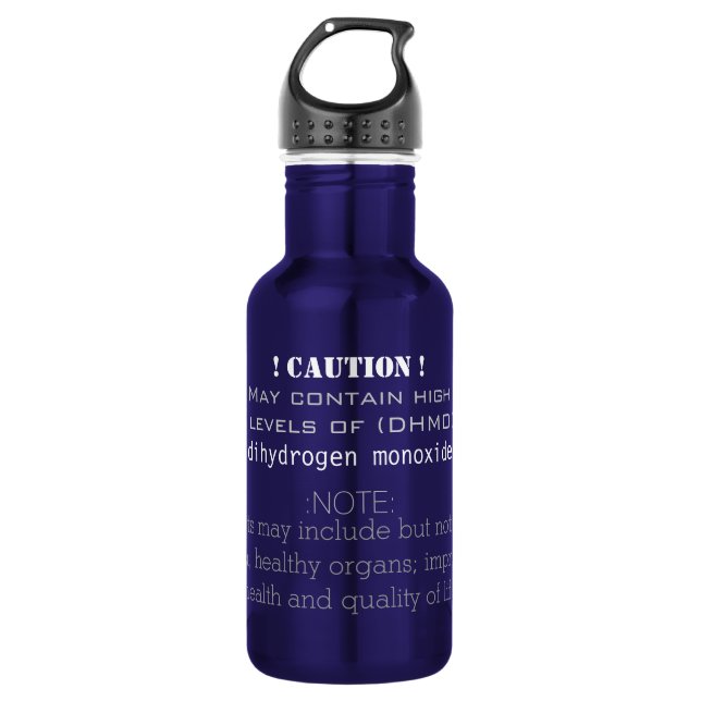WATER BOTTLES PROMOTING HEALTHY LIVES WITH LAUGHS (Front)