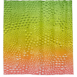 Water Bubble Colourful Gredient Shower Curtain