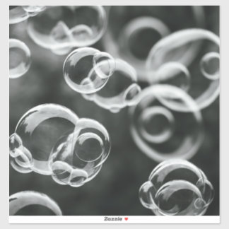 Water Bubble Vinyl Sticker– Fresh & Minimal Design