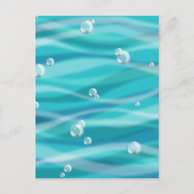Water Bubbles Postcard (Front)