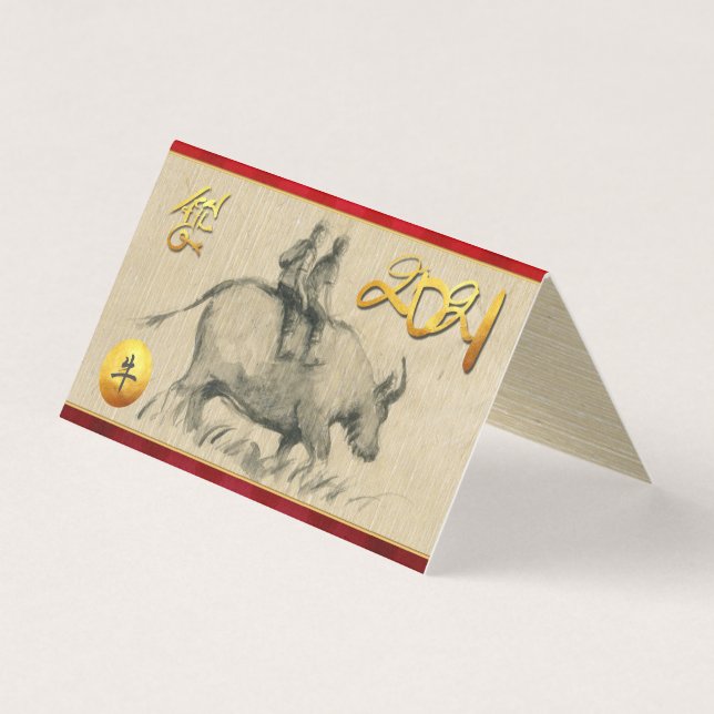 Water Buffalo Children Chinese Ox Year 2021 pack C (Front)