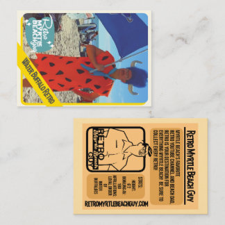 Water Buffalo Retro Calling Card