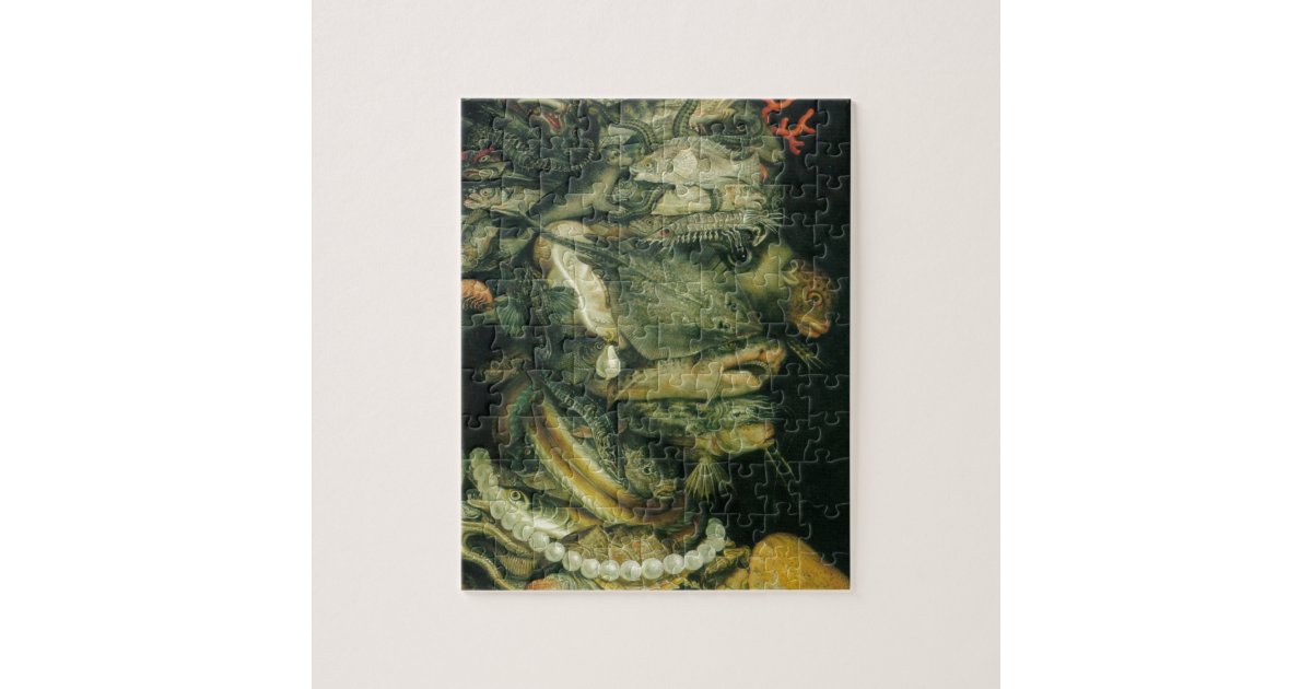 Water by Giuseppe Arcimboldo Jigsaw Puzzle | Zazzle