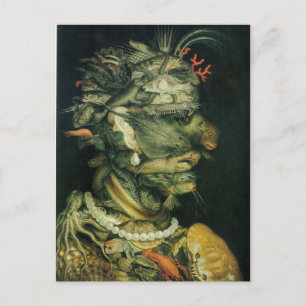 Water by Giuseppe Arcimboldo Postcard