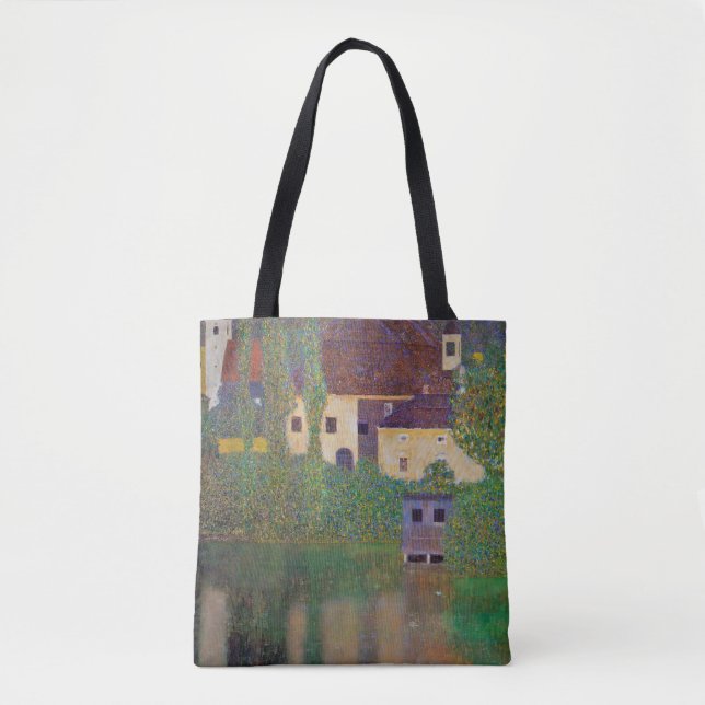 Water Castle, Gustav Klimt Tote Bag (Front)