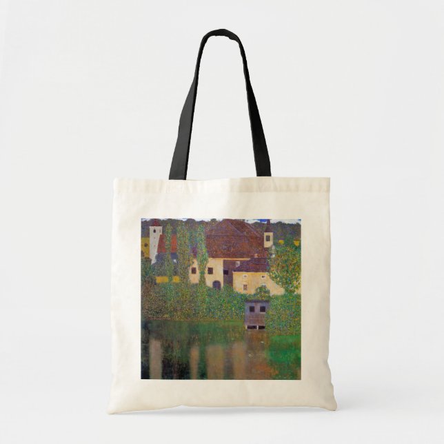 Water Castle, Gustav Klimt Tote Bag (Front)