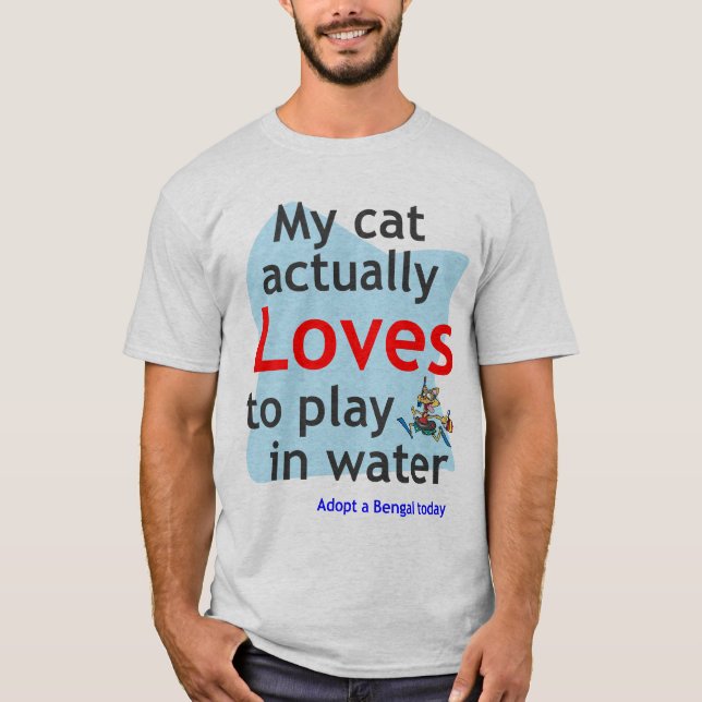 Water cat tee (Front)