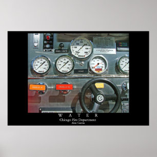 Water- Chicago fire department Poster